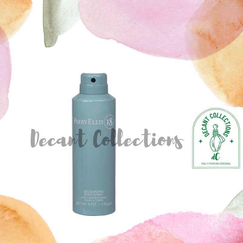 Deodorizing Body Spray Original Perry Ellis 18 by Perry Ellis for Men