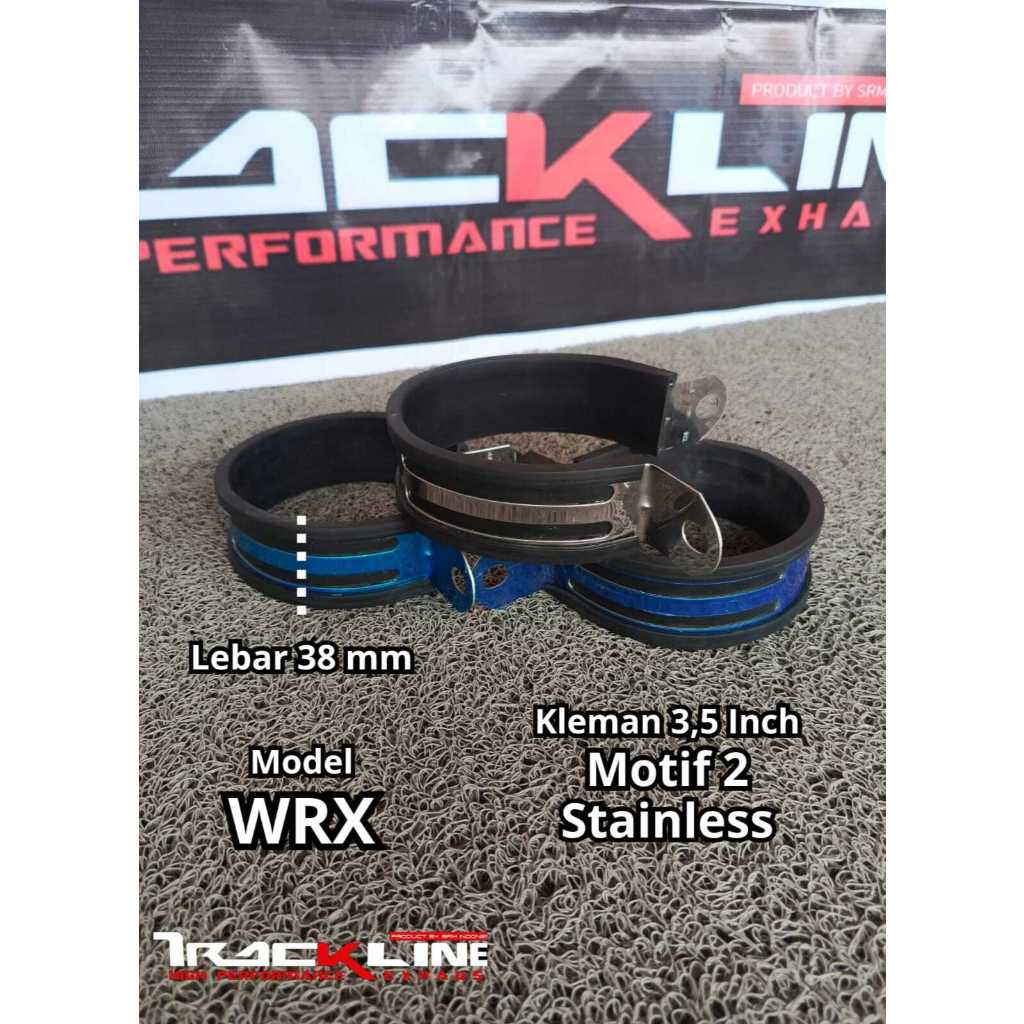 BRACKET CLAMP KLEM KNALPOT RACING MODEL WRX UNTUK SILINCER