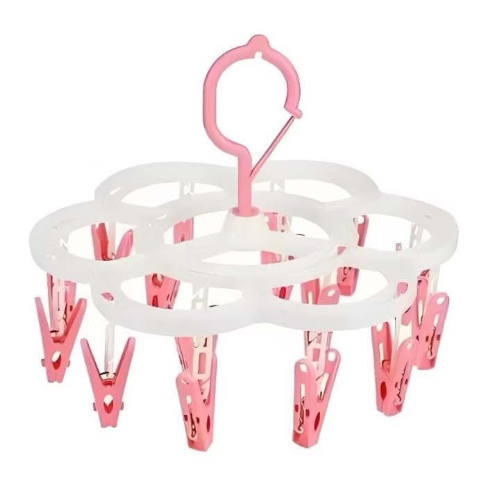 Gantungan Jemuran Jepit Serbaguna - Jemuran Bulat - Jemuran Bundar - Jemuran Baju Bayi - Jemuran Cel