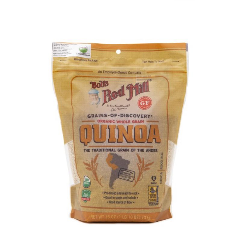 

bob's red mill organic whole grain quinoa 737 gr