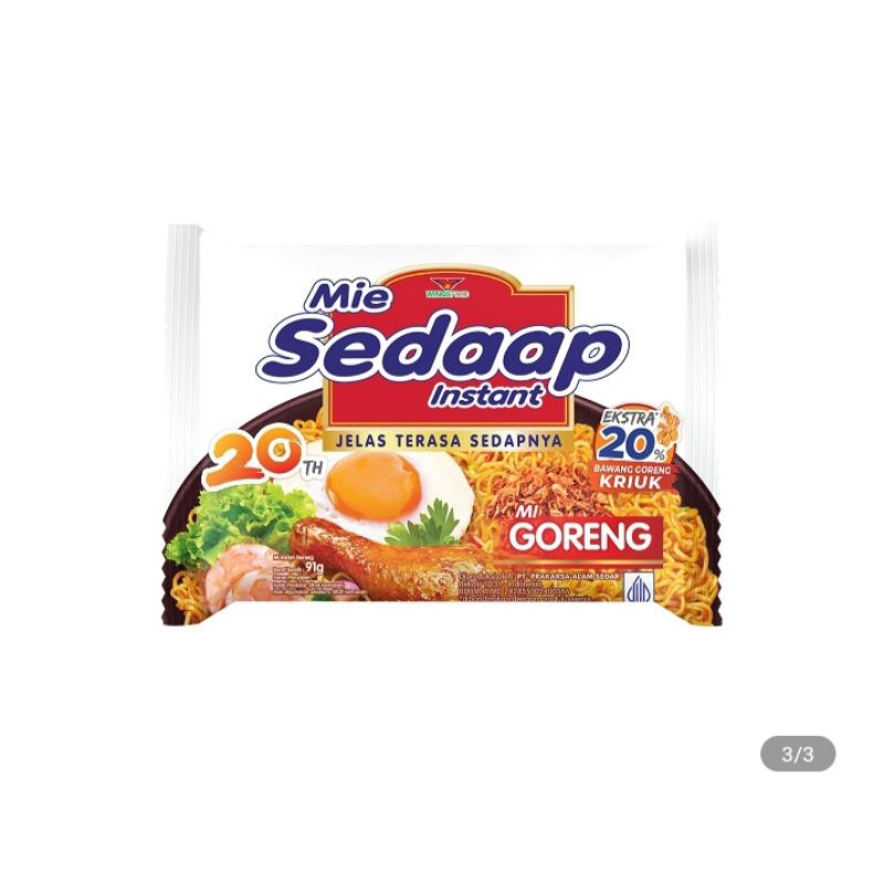 

MIE SEDAP GORENG INSTAN