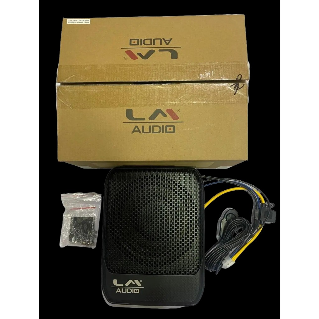 subwoofer aktif kolong bangku mobil LM AUDIO LM-80SS