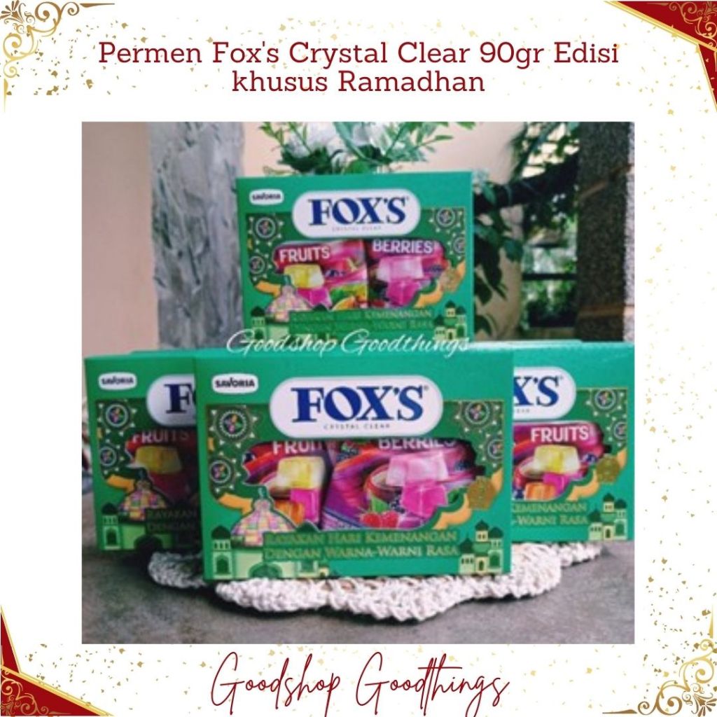 

Permen Fox's Crystal Clear 90gr Edisi khusus Ramadhan