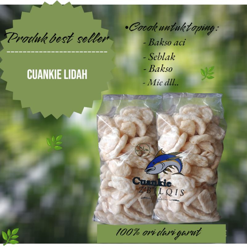 

Cuanki Lidah isi 100pcs enak dan renyah free kardus dan Bubble warf