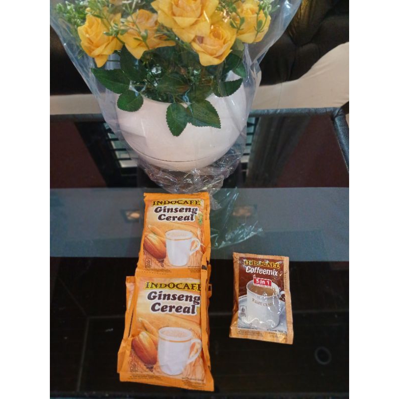 

indocafe cereal ginseng/cereal ginseng/kopimix/sarapan pagi instan