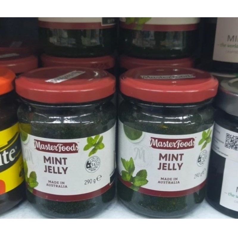 

Master food Mint jelly Sauce saus Spread 280gr