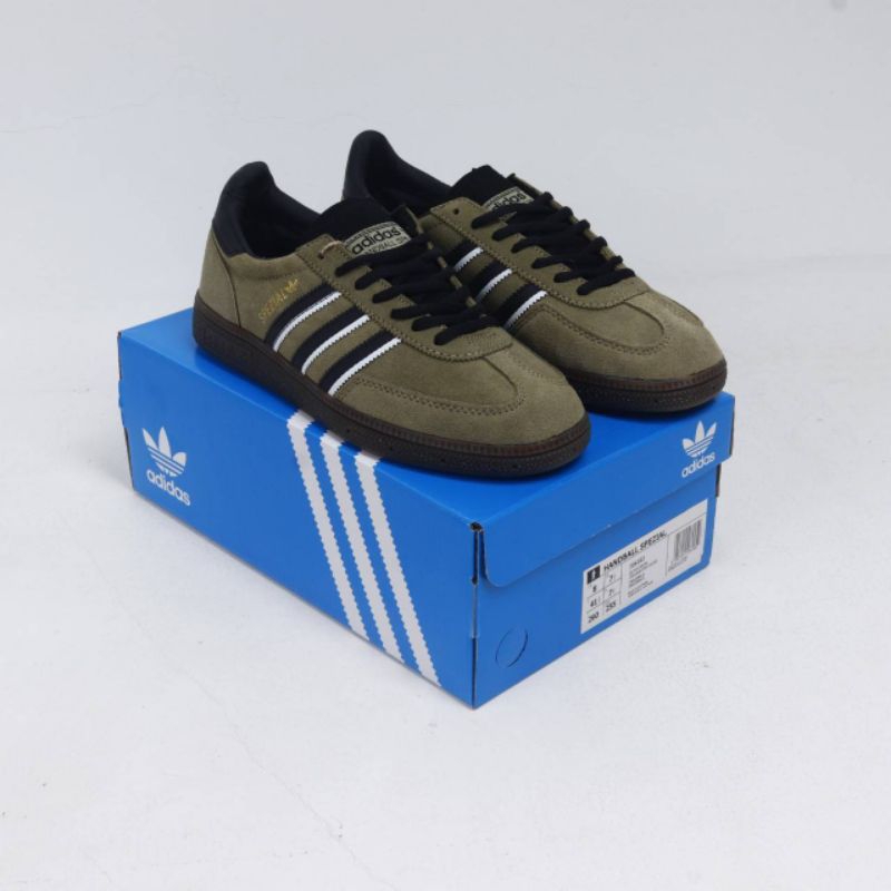 Adidas Spezial Handball Focus Olive Core Black - Adidas Spezial