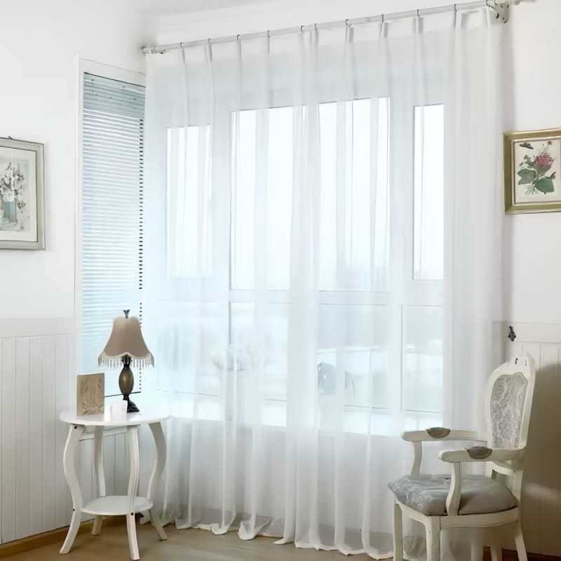 Gorden Vitrase Polos Model Serut / Vitrase Gorden