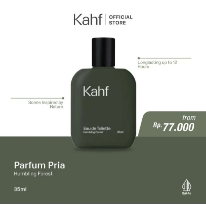 Kahf Parfum Pria Cowok Humbling Forest  35ml