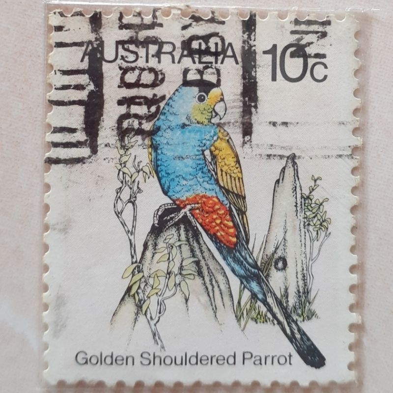 

Perangko Australia Birds (2nd Series)-Golden Shouldered Parrot (Psephotellus chrysopterygius) Tahun 1980