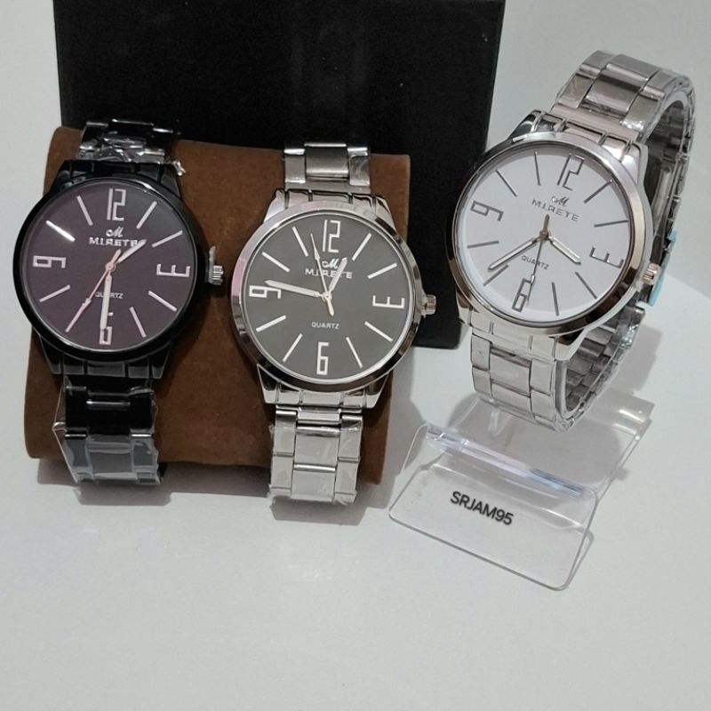 Jam Tangan Pria Stainless Mirete Original