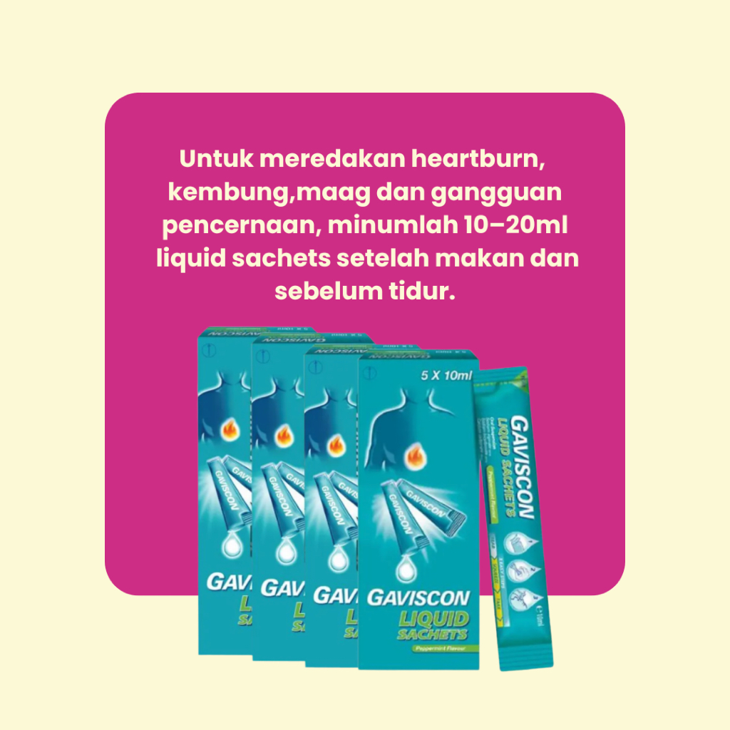 Gaviscon Liquid Sachet Peppermints