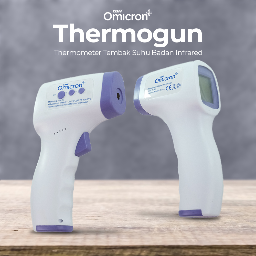PPPP Thermo Gun V1 Thermometer Barang Termometer Alat Pengukur Suhu Badan Tembak Dahi Demam Panas