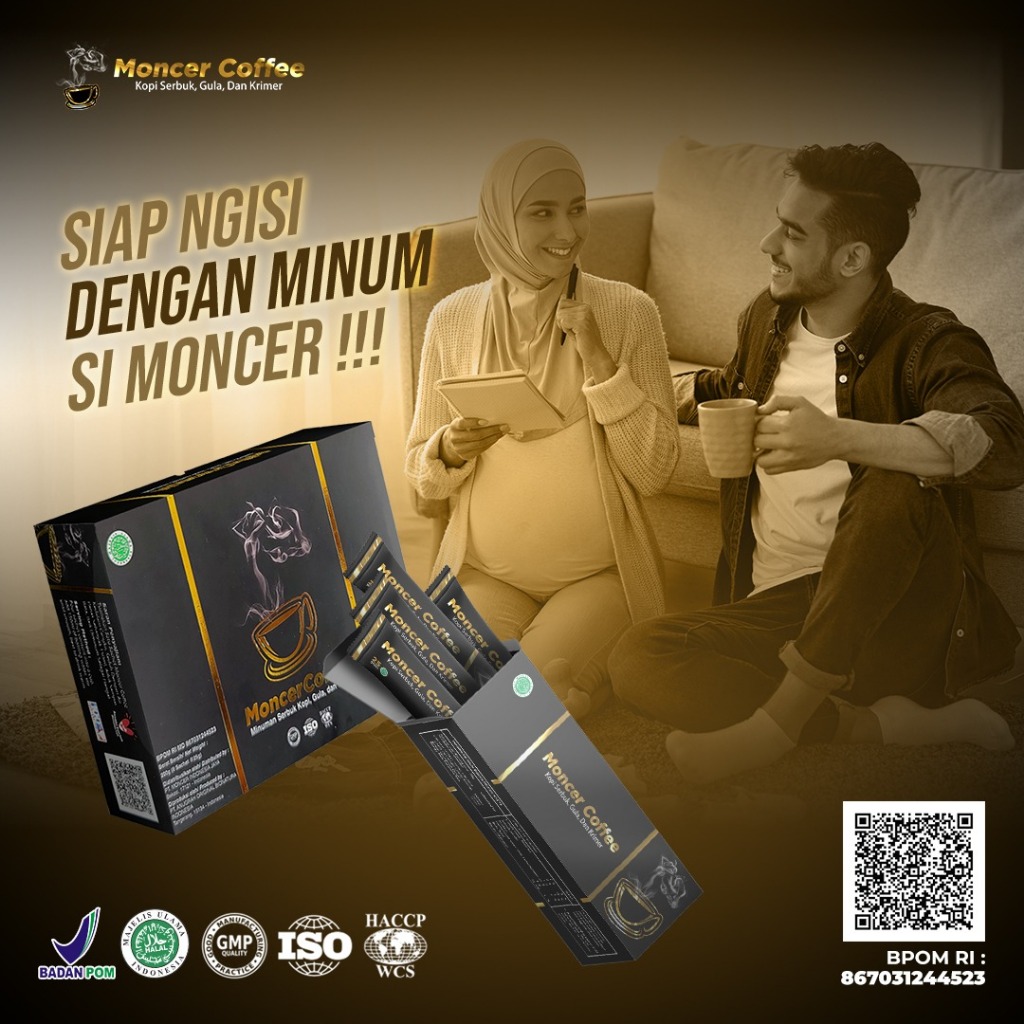 

Monceer Original Coffee Kopi Herbal 1 Box Isi 8 Sachet Bpom