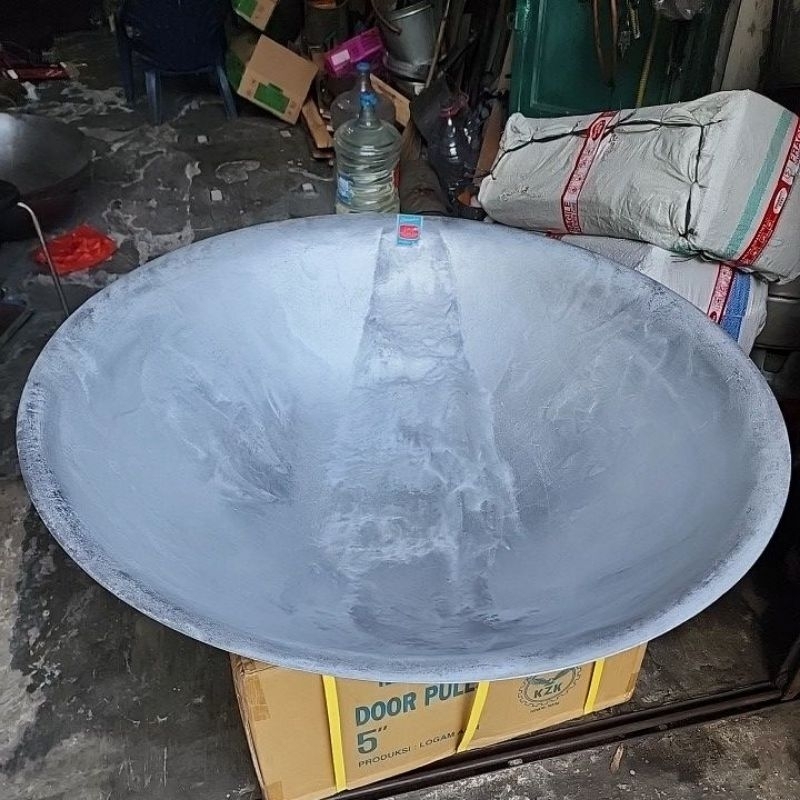 kuali aluminium 100 cm wajan aluminium 40 in  kenceng aluminium wajan  jumbo 100 cm