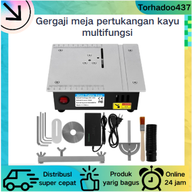 Mini Multifungsi Meja Gergaji Rumah Tangga Meja Listrik Saw Kecil DIY Alat Pemotong DIY Meja Kayu Me