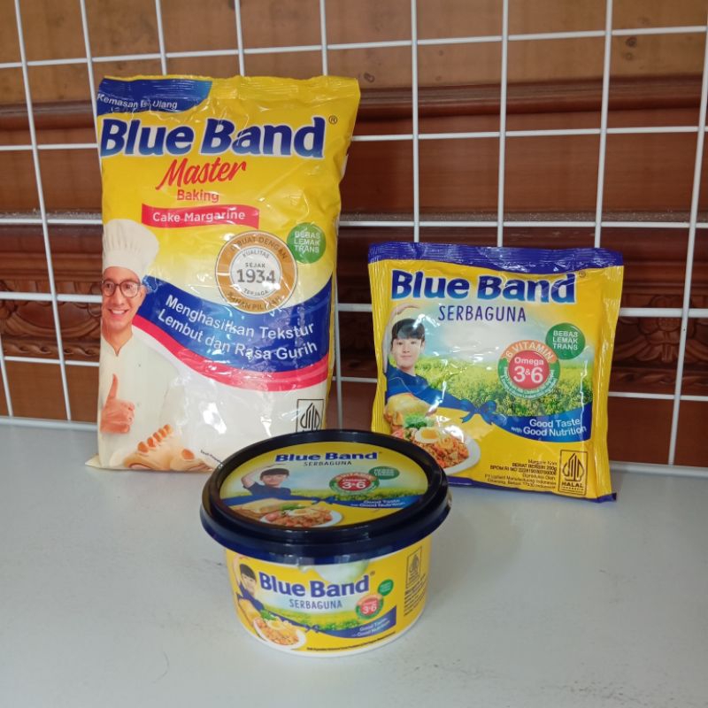 

Blue Band Master 1kg Margarine Serbaguna 200g & Cup 250g Roti Bakar Cake Kue Kering Lapis Gorengan