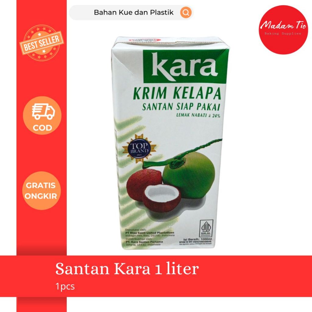 

Santan Kara 1 liter 1 pcs