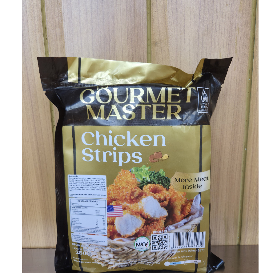 

GOURMET MASTER CHICKEN STRIP 250GR