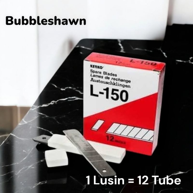 

Refill Cutter Kenko L150 Isi Mata Cutter Besar 1 Lusin Isi 12 Tube
