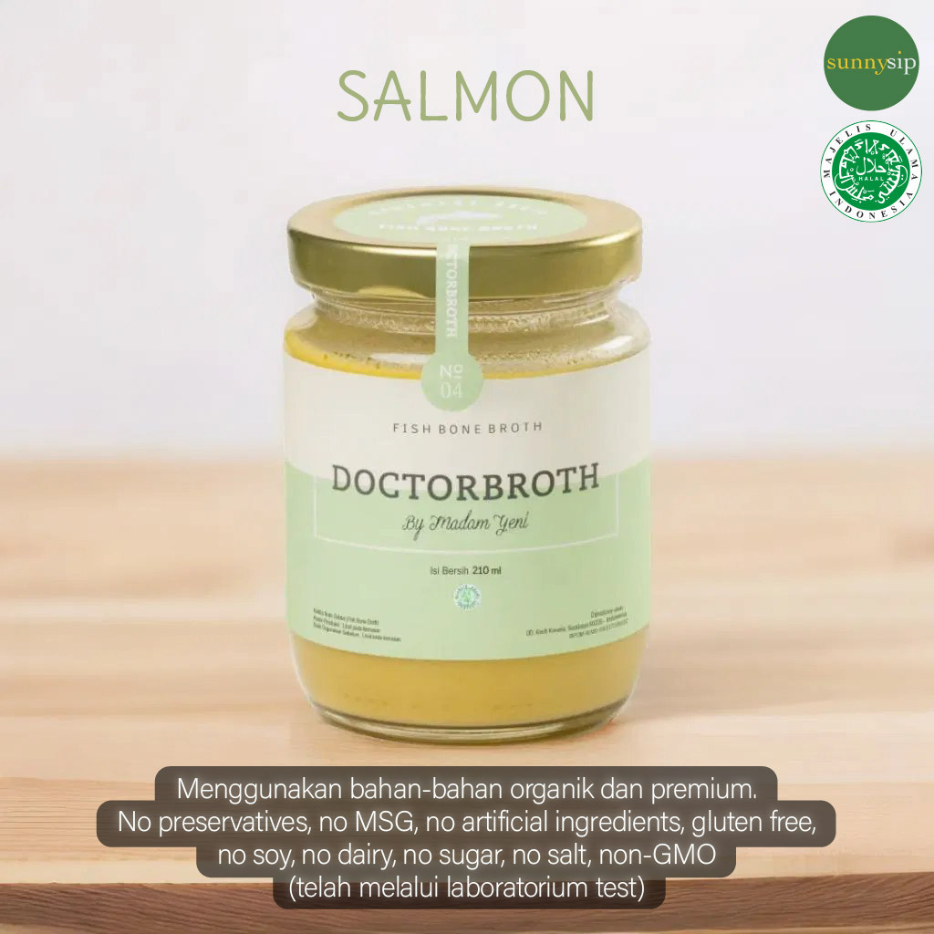 

Fish Bone Broth - Kaldu Tulang Doctor Broth - Kaldu Ikan Salmon