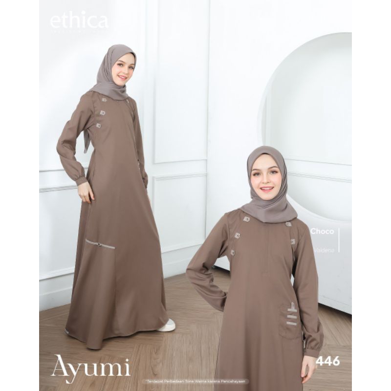 AYUMI 446 GAMIS ETHICA SIMPLE ELEGANT