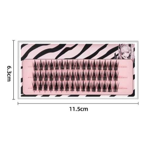 3 Baris Bulu Mata Palsu Premium Tanam Natural Eyelash Extension