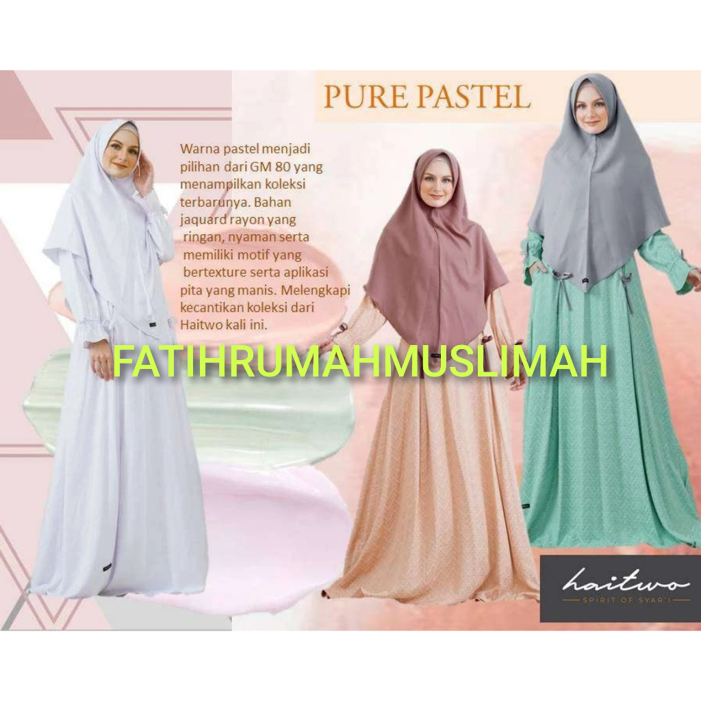 HAITWO/ GAMIS DEWASA / GAMIS GM 080 / GM 080 /HAITWO