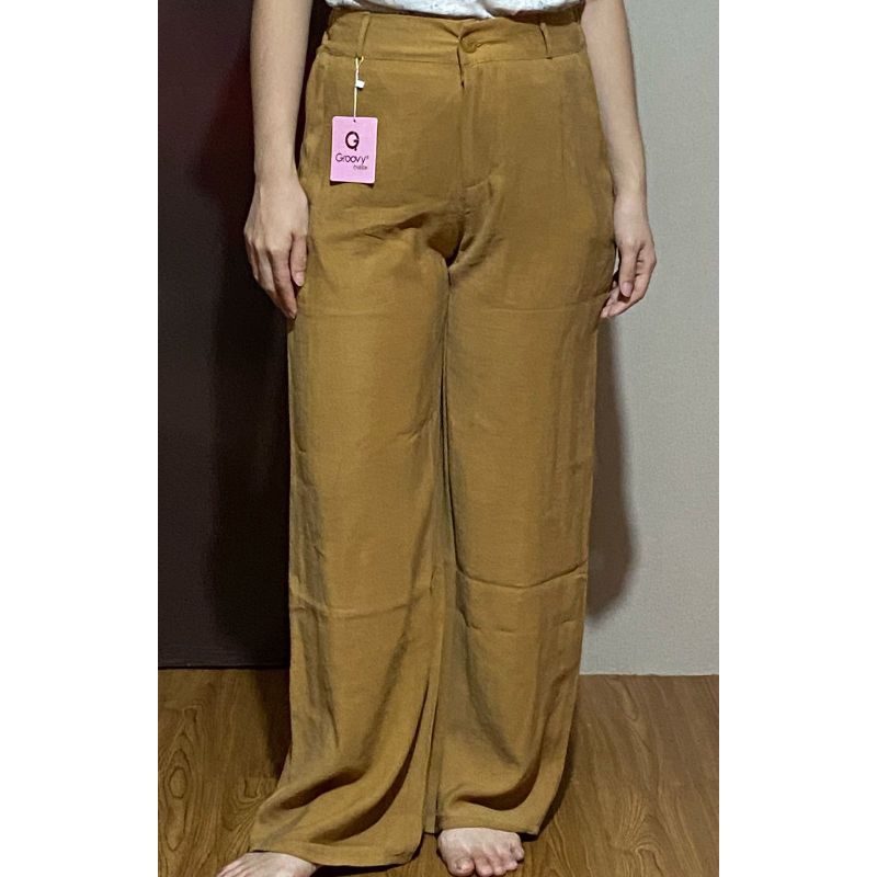 Celana panjang loose pants groovy queen / celana kulot kerja modern