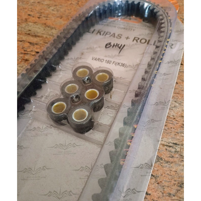 V BELT VARIO 150 + ROLLER MEREK NAKASONE V-BELT MOTOR VARIO 150 K36
