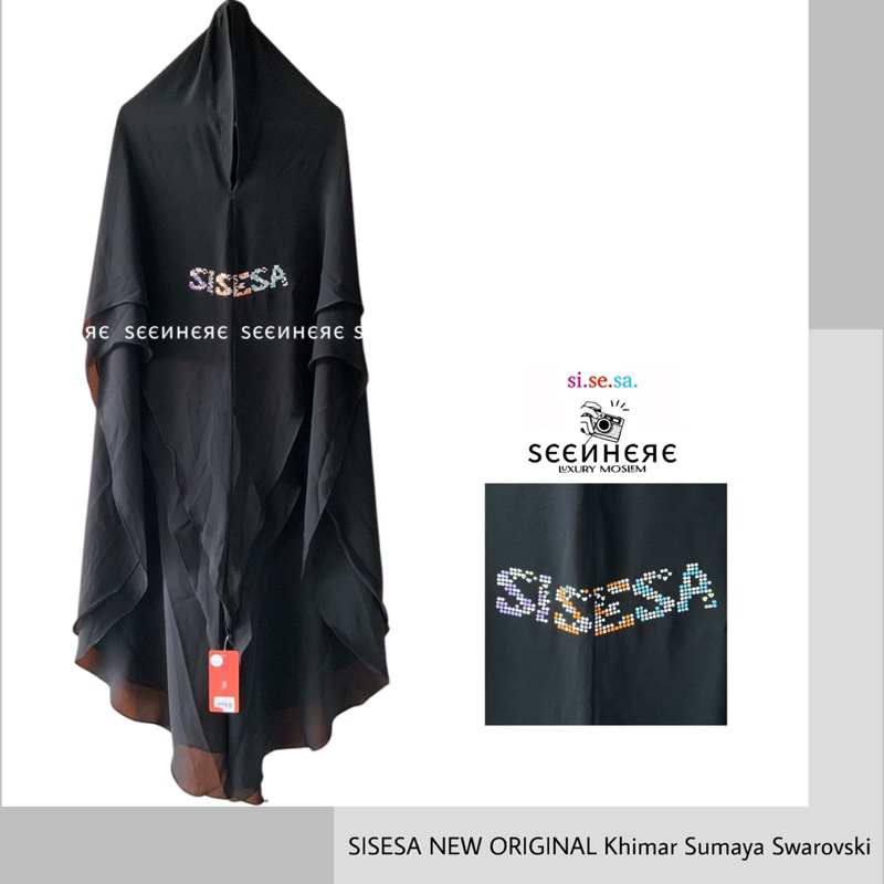 SISESA NEW ORIGINAL GUARANTEED - Khimar BIG Swarovski LIMITED