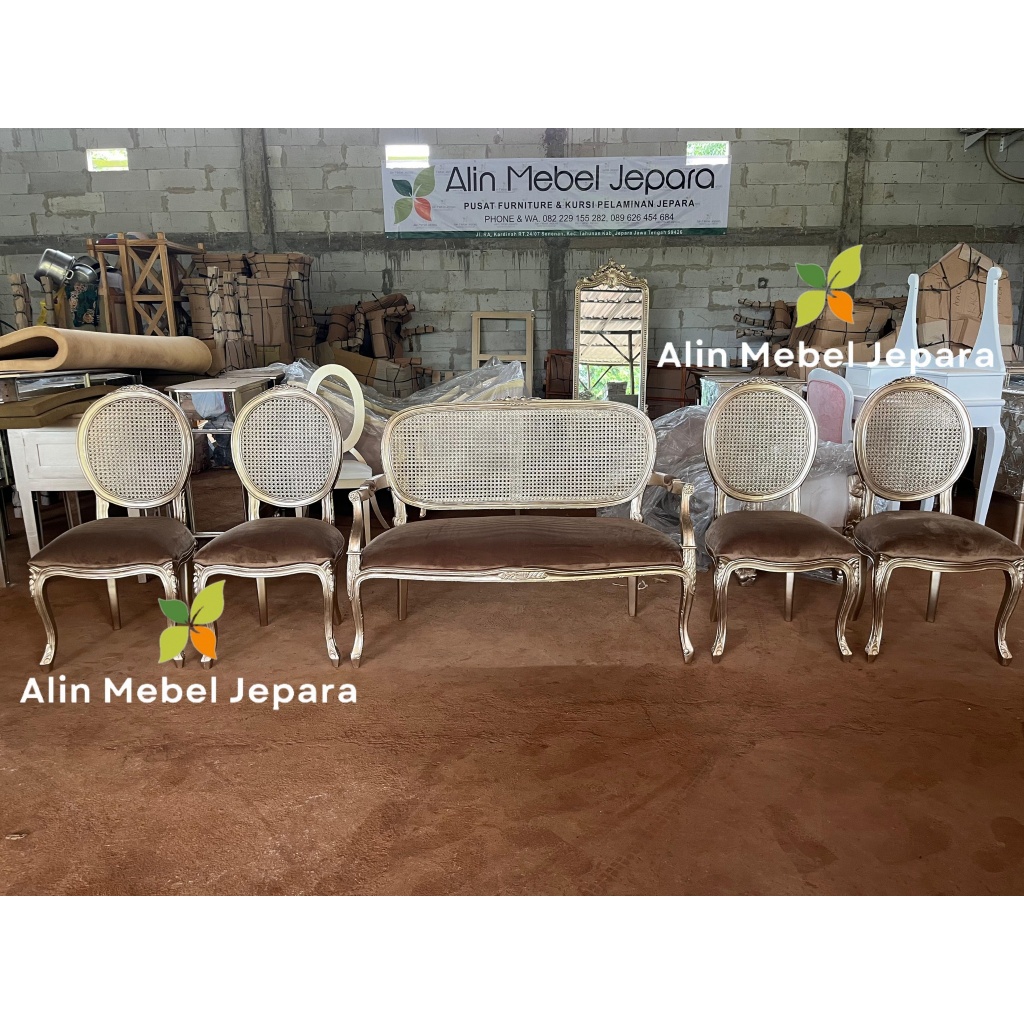 Sofa Pelaminan Rotan, Kursi pelaminan rotan, Sofa Pengantin Rotan, Kursi Pengantin Rotan ( Rotan Dep