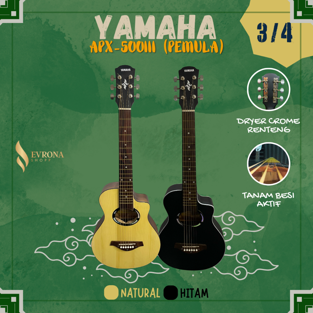 Gitar APX 3/4 Tanam Besi/ Gitar Akustik Pemula