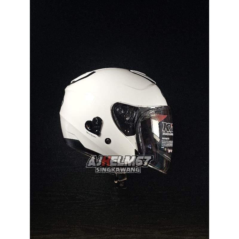 Helm KYT KYOTO R WHITE | Kyoto Putih