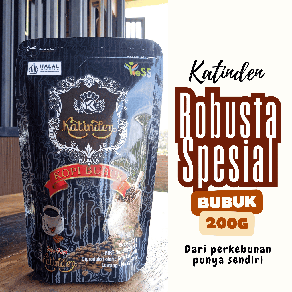 

Katinden Kopi Bubuk Robusta Spesial 200g