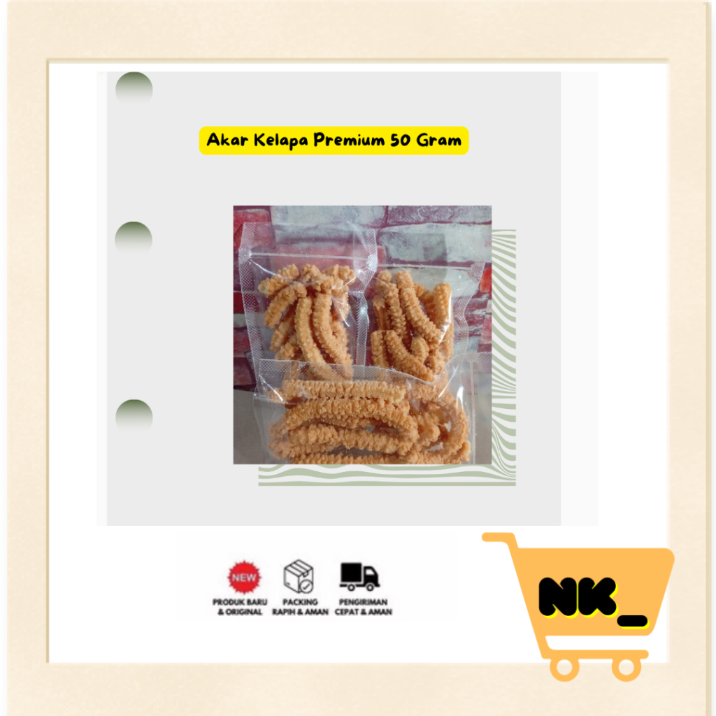 

NK Cemilan - Akar kelapa original 50 Gram