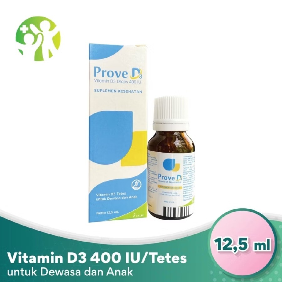 Prove D3 Drop - Vitamin D3 400 IU Tetes untuk Dewasa dan Anak ORIGINAL