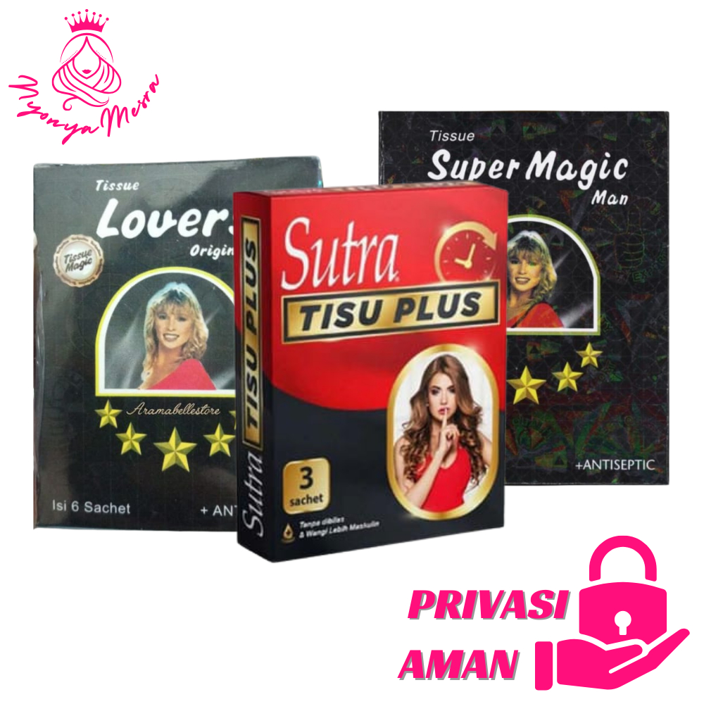 1 PACK TISSUE LOVERS ORIGINAL I SUTRA TISU PLUS I TISSUE SUPER MAGIC MAN