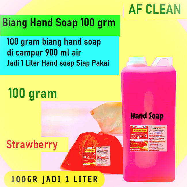 Biang Bibit Sabun Cuci Tangan/Hand Soap 100gram - biang handsoap sabun cuci tangan 100gr