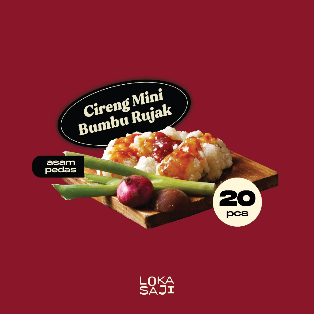 

LOKASAJI - Cireng Mini Asam Pedas isi 20