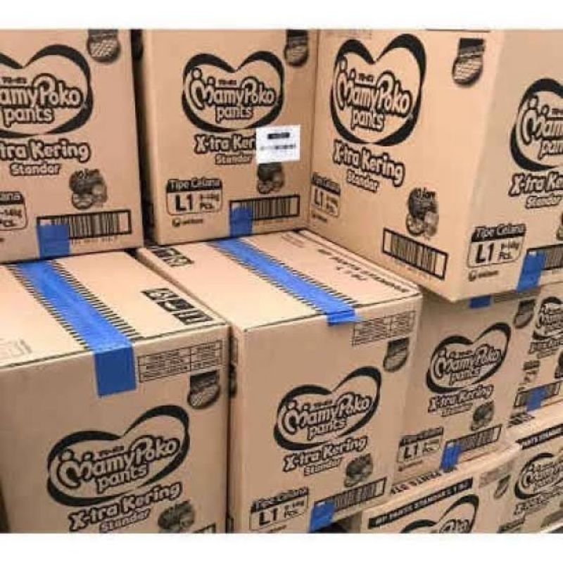 (GRATIS ONGKIR) PAMPERS MAMY POKO RENCENG 1 KARTON M1/ L1/XL1/XXL1