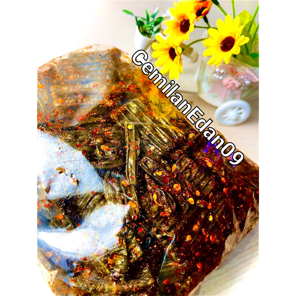 

Kerupuk Jengkol Pedas Daun Jeruk 500gr/Seblak Jengkol Pedas/Kripik Jengkol Kriuk Gurih Daun Jeruk