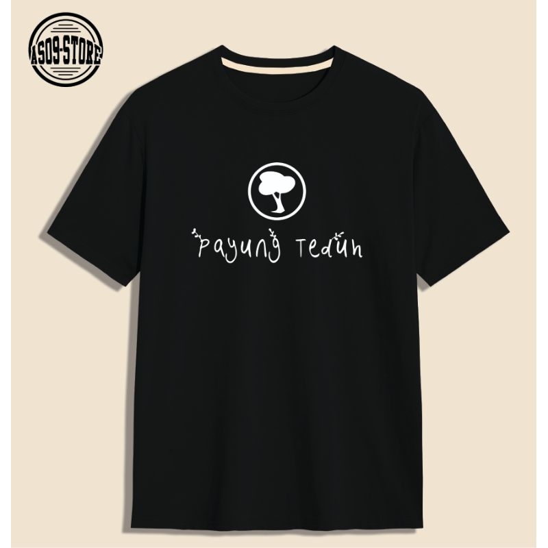 Baju kaos tshirt payung teduh band logo music