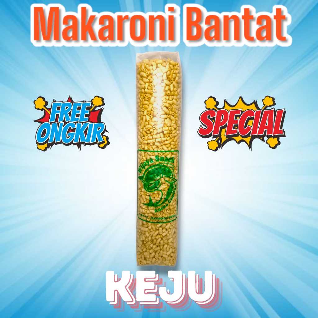 

Makaroni Pipa Bantat 1KG Rasa Original & Pedas