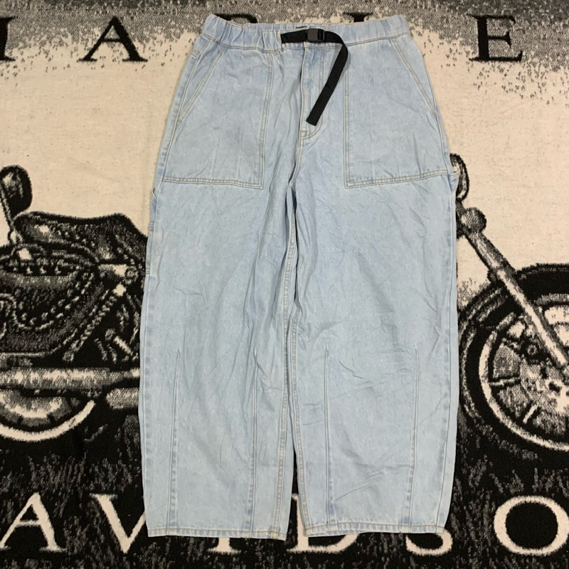 Lee Baggy Carpenter Jeans Pants Blue Washed  Size 30-32