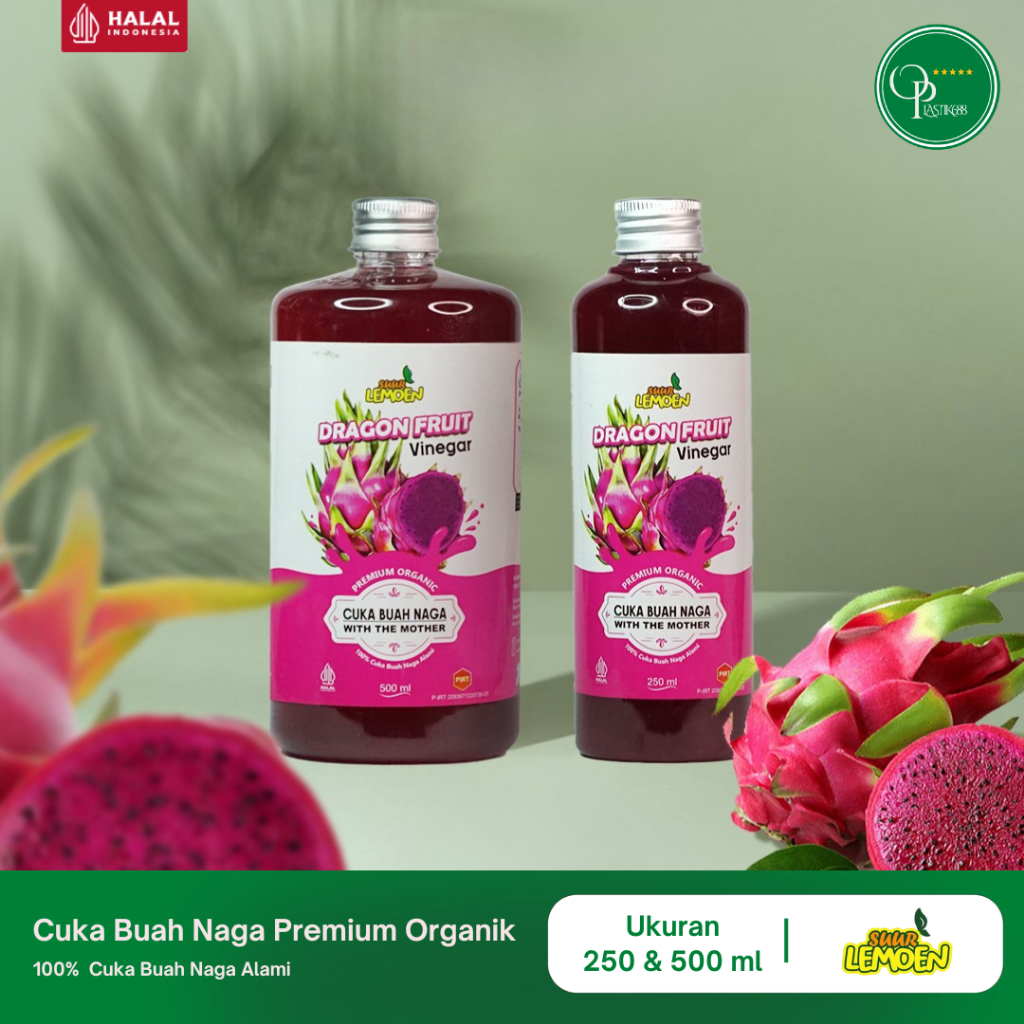 

Cuka Buah Naga 250ml 500ml Minuman Kesehatan Diet Asam Lambung Suur Lemoen By ONANNA