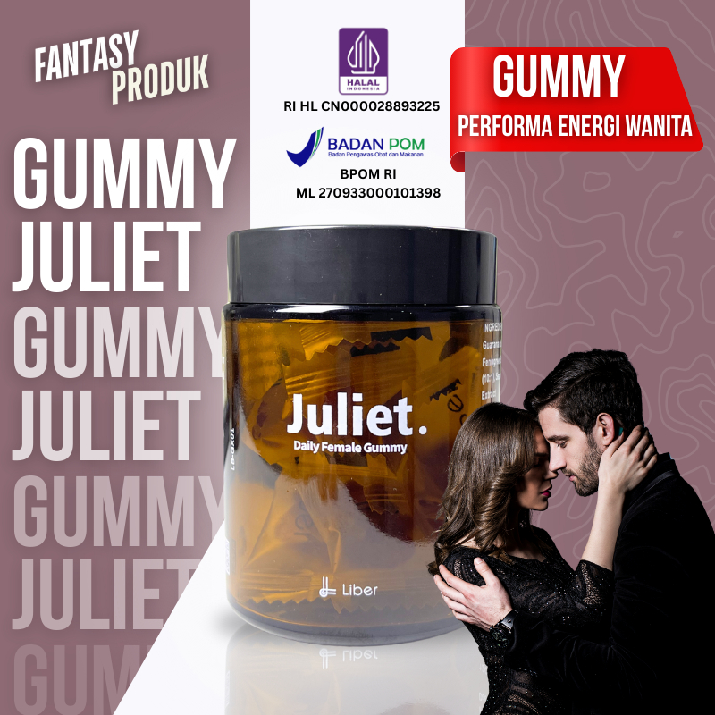 

Permen Jelly Gummy Juliet Bebas Gula - Permen Gummy Energi Wanita by Liber