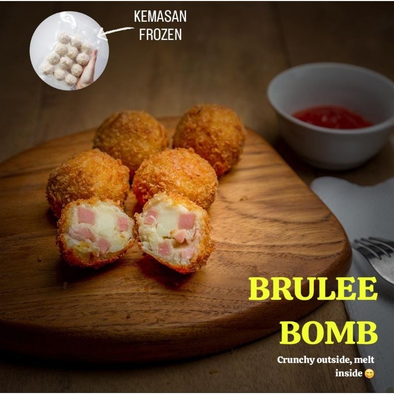 

BRULEE BOMB MOZARELLA FROZEN PREMIUM HALAL HOMEMADE