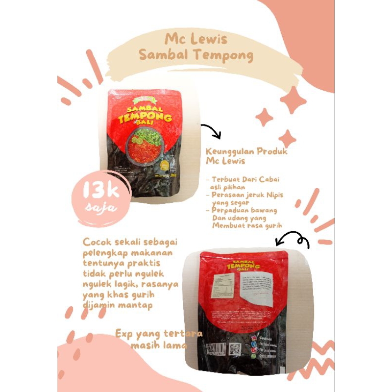 

Mc Lewis Sambal Tempong