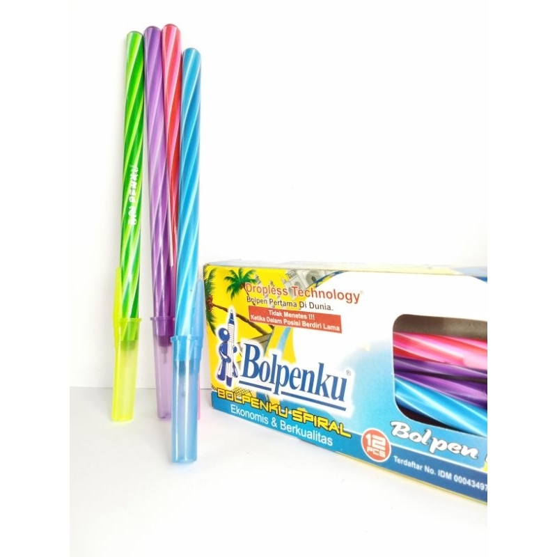 

BOLPEN BOLPENKU BOLPEN SPIRAL BOLPEN PELANGI BISA COD BAYAR DITEMPAT